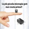 MICROSPIA AMBIENTALE GSM MICRO AUDIO CIMICE SPIA REGISTRATORE PROFESSIONALE