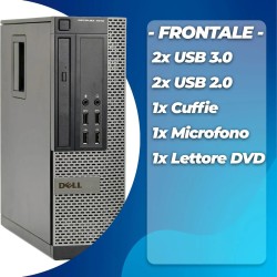 Pc Computer Desktop Fisso Ricondizionato Dell i5 16Gb Ram 240Gb SSD Windows 10