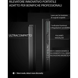 RILEVATORE DI MICROSPIE CIMICI SPY CAM E TELECAMERE WIRELESS E CABLATE