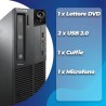 PC Computer Desktop Ricondizionato Lenovo i5 Windows 10 Ram 8GB SSD 240GB Office