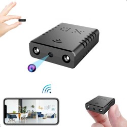 Telecamera spia wifi infrarossi visione notturna microcamera mini micro A LED INFRAROSSI INVISIBILI !!!! P2P visione da remoto