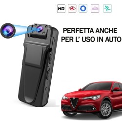 Telecamera spia infrarossi visione notturna auto atti vandalici microcamera