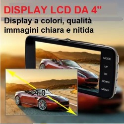 MINI TELECAMERA PER AUTO DASHCAM 1080P  DVR CAR VIDEO CAMERA VISIONE NOTTURNA