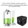 Telecamera spia wifi infrarossi mini IP microcamera spycam microcamera mini cam