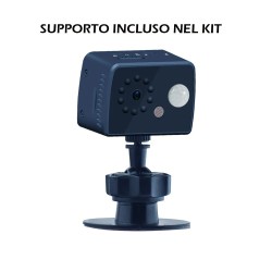 Telecamera spia infrarossi visione notturna microcamera mini micro pir 30 giorni di autonomia con Sensore PIR e led infrarossi