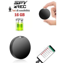 Micro Registratore Audio Spia Attivazione Vocale 16 GB Spy Mini Ambientale USB