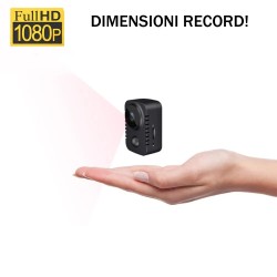 Telecamera spia micro mini infrarossi visione notturna full hd