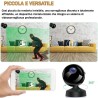 Telecamera spia wifi IP infrarossi microcamera mini MICROCAM SPY CAM wireless