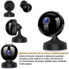 Telecamera spia wifi IP infrarossi microcamera mini MICROCAM SPY CAM wireless