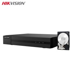 KIT VIDEOSORVEGLIANZA HIKVISION DVR 4 CANALI 4 TELECAMERE 4 MPX  HD 1 TB