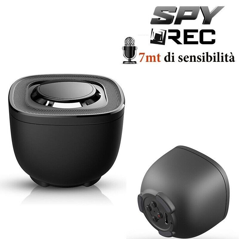 Micro Registratore Spia Audio Attivazione Vocale Spy Mini Ambientale Usb