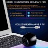 Micro Registratore Spia Audio Attivazione Vocale Spy Mini Ambientale Usb