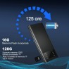 Micro registratore spia audio power bank attivazione vocale 120 ore 16gb