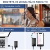 Micro registratore spia audio power bank attivazione vocale 120 ore 16gb