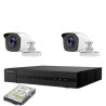 KIT VIDEOSORVEGLIANZA 2 TELECAMERE HIKVISION IP POE 4 MPX HD 2TB