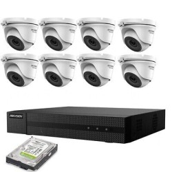 KIT 8 TELECAMERE HIKVISION...