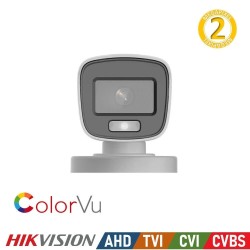 KIT TELECAMERE VISIONE NOTTURNA COLORI 2 MPX 4 AHD 500 GB HIKVISION